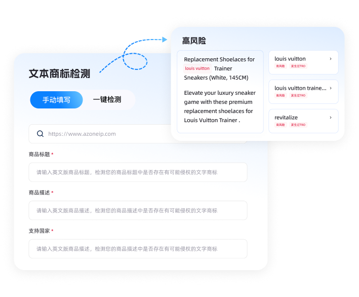 商标侵权检测示意图